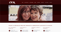 Desktop Screenshot of ivajanalova.cz